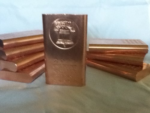 REEDERSONG Flat Style 1 Pound, 0.999 Copper Bullion Bars