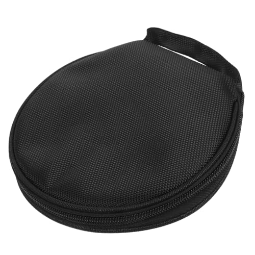 DECOMELODY Estuche Redondo para Cd y Dvd Organizador Ligero con Capacidad para Discos Bolsa de Almacenamiento Portátil para Coche y Hogar Funda con