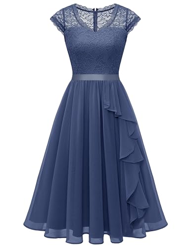 Image of Wedtrend Women's Bridesmaid Dresses Short Prom Dress Ruffle Semi Formal Cocktail Dresses Floral Homecoming Dress