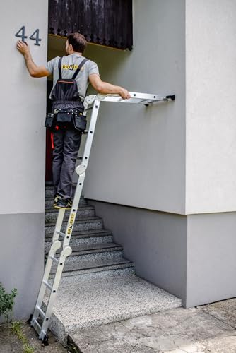 Escalera articulada multiusos DRABEST ideal para reformas en el hogar 4