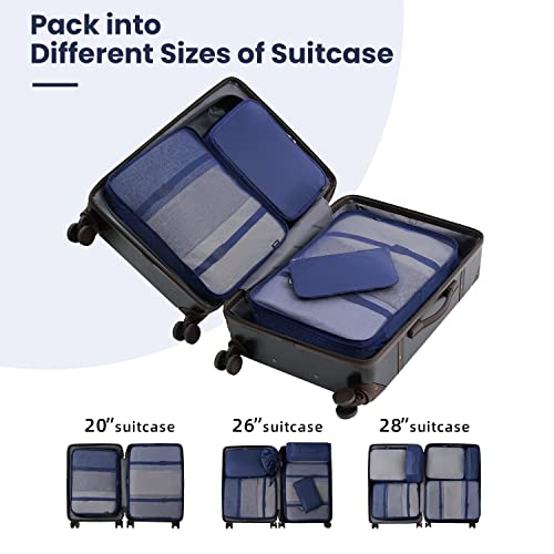 Bagail 8 Set Packing Cubes And 10 Set Packing Cubes Various Sizes Packing Organizer(18Set) #TOP7