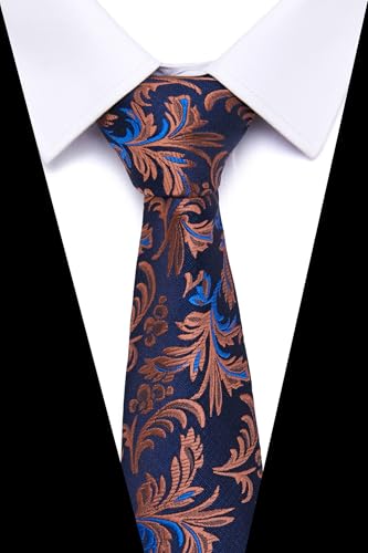 Image of Passabin Tie For Men Necktie Woven Jacquard Neck Ties Set 6 PCS