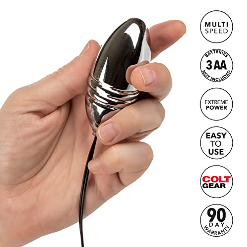 CalExotics-Colt-Turbo-Bullet-Vibrator-Waterproof-Sex-Toys-for-Couples-Wired-Adult-Vibe-Egg-Male-P-Spot-Massager-Silicone-Prostate-Massager-Black