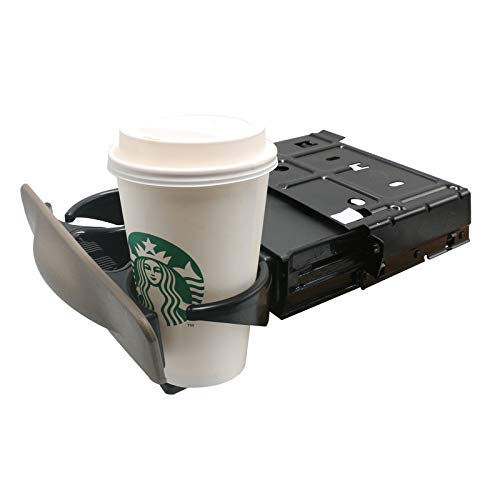 in Dash Cup Holder Insert w/Ashtray Tan Compatible with Ford F250 F350 F450 F550 Super Duty Truck Excursion 1999-2004 Dashboard Pull Out Cupholder YC3Z-2513560-CAB - Thumbnail 6