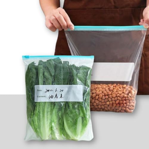 Saco Hermético - 10 Unidades Tamanho G - Saco Para Congelar Armazenar e Organizar Alimentos - Com Zi