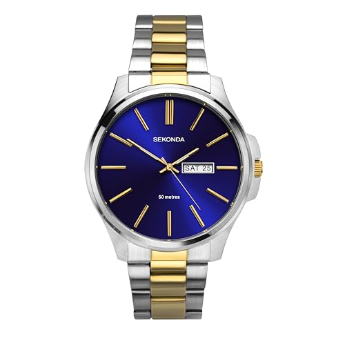 Sekonda Men's Blue Dial Stainless Steel Bracelet Watch 1440