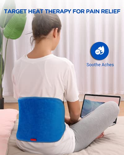 Comfytemp-Heating-Pad-for-Back-Pain-Relief-Electric-Menstrual-Heating-Pad-with-Strap-3-Heat-Settings-Stay-On-2H-Auto-Off-21x-10-Moist-Heated-Back-Wrap-for-Cramps-Abdomen-Lumbar-Washable