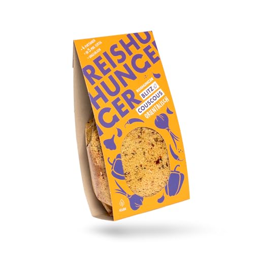 REISHUNGER Blitz-Couscous Orientalisch 300g - Orientalisch gewürzter Instant Couscous Vegan...