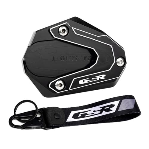 Élargisseur béquille moto GSR 750 pour éviter les chutes sur sol mou et bitume chaud