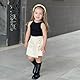 Miipat Baby Mädchen Bekleidungssets Kleinkind Mädchen 2Pcs Sommer Outfits Ärmellose Halfter Tops mit Mini Rock Sets Mädchen Kleidung Sets 110 3-4 Jahre