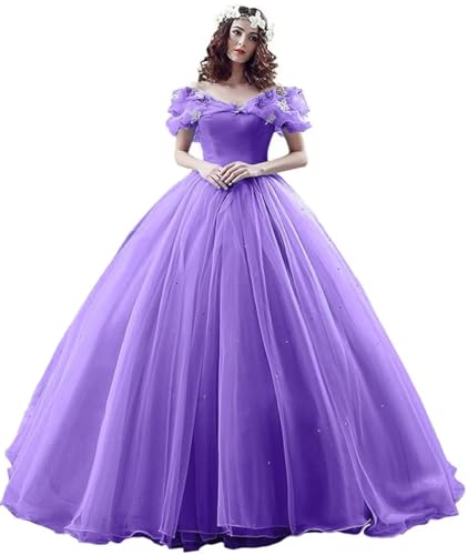 Women's Princess Costume Off Shoulder Prom Gown Wedding Dresses Evening Gown Quinceanera Dress 2025