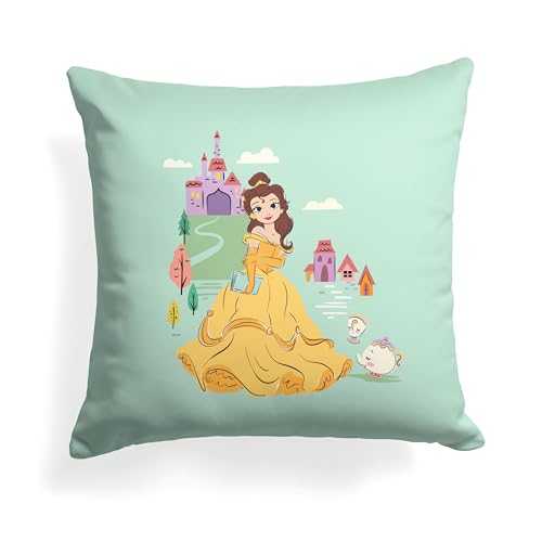 Northwest Disney Princess Pillow, 18" x 18", Little Belle