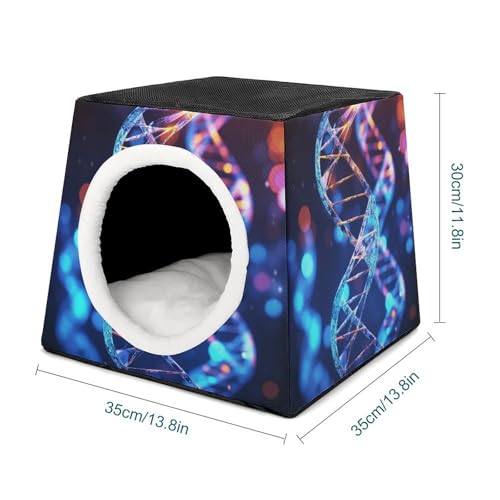 Capsule d'espace chaude et douce DNA Helix | Nichoir isolant animaux de compagnie - 3