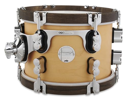 PDP By DW PDP, 7x10, Natural/Walnut Hoops Concept Classic Tom (PDCC0710STNW)