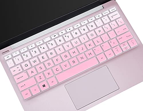 CASEDAO Keyboard Cover Skin for 11.6" 2020 HP Stream 11 11-ak0010nr, 11-ak0020nr, 11-ak0012dx, 11-ak1012dx, HP Stream 11 11.6â€ Keyboard Protector[Not for 2018/2017 HP Stream 11]-Gradual Pink