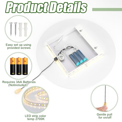 Image of Aurelema Soccer Night Light Wall Lamp Sleeping Nursery Lighting Cute Floating Battery Operated Hanging Lamp for Baby Boys Girls Bedroom Room Nursery Wall Decorations