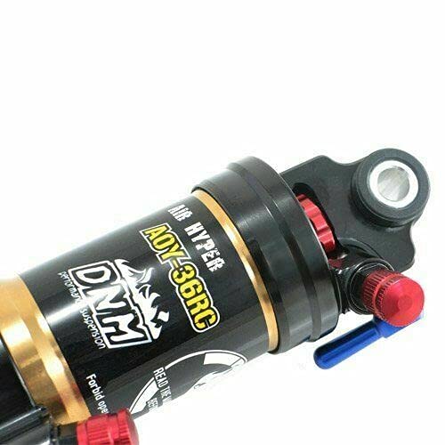 DNM AOY-36RC Mountain Bike Air Rear Shock with Lockout 165x35mm 4-System, Gold, ST1475-T