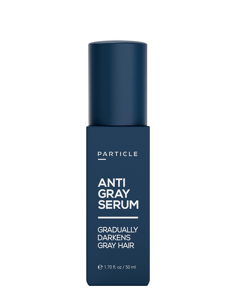 Anti-Gray Serum for Men – Gradually Reduces Gray Hair on Head & Beard Without Dye – Natur…