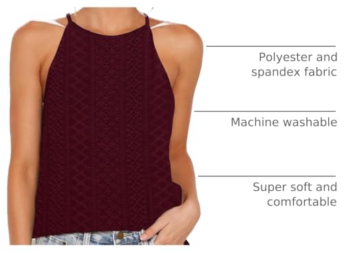 Image of LouKeith Womens Tank Tops Casual Flowy Printed Vest Shirts Sleeveless Cotton Soft Summer Tees Blouses