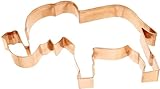 Old River Road Elephant Shape Cookie Cutter, Copper