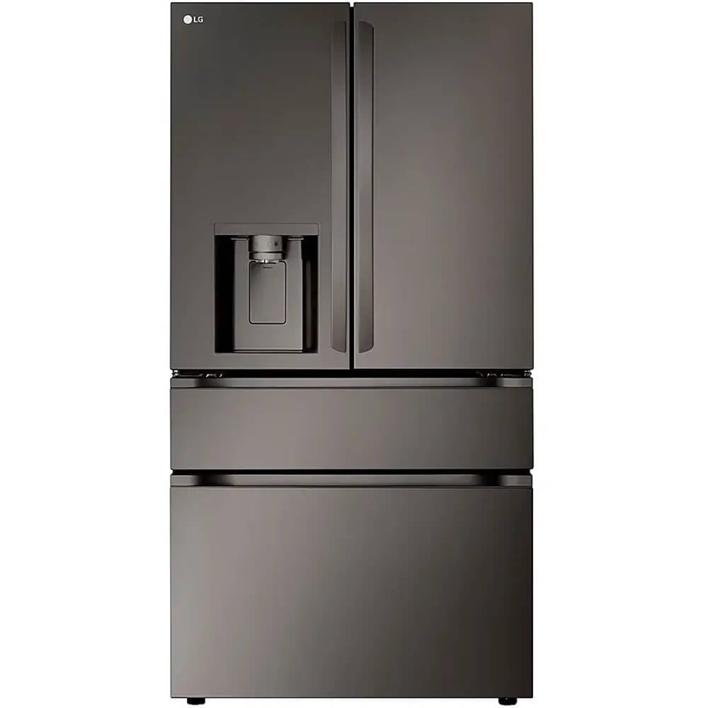 29 cu. ft. SMART Standard Depth MAX French Door Refrigerator with Full Convert Drawer in Black Stainless Steel on Fridge.com