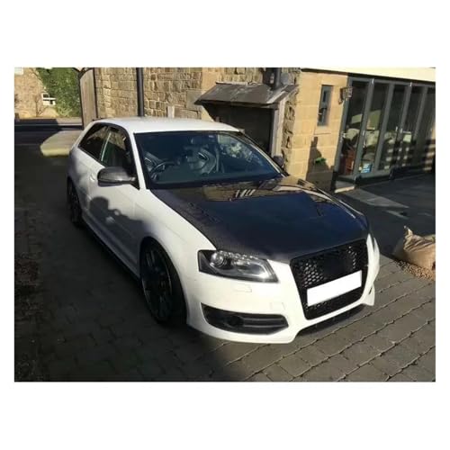 Capó de fibra de carbono para Audi A3 S3 RS3 2009-2012 acabado premium 5