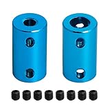 Aopin 5mm to 8mm Rigid Couplings Set Screw Shaft Stepper Motor, Length 25mm / 1' Motor Coupler...