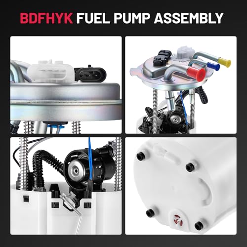 Image of BDFHYK Electric Fuel Pump Assembly E3581M Compatible with Chevrolet Tahoe 04-07 4.8L 5.3L, Compatible with GMC Yukon 2004-2007 4.8L 5.3L 6.0L 6.2L, Replaces MU1639, 19256621