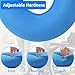 ANABIUP 2 Pack Inflatable Donut Pillow Ring Seat 15 Inch Round Portable Donut Cushion Pillow for Home Office Chair Wheelchair Car, 2 Colors