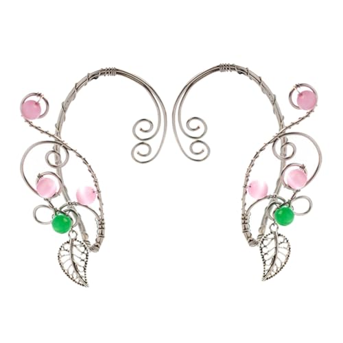 Pendientes vintage mujer clip aretes envolventes hadas fiesta joyería oreja