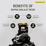 Kapiva Himalayan Shilajit Resin | 100% Pure, Natural & Ayurvedic |250mg Per Serving | 85+ Trace Minerals & Fulvic Acid |110-120 Servings | Energy & Stamina Booster – 30g - Image 5