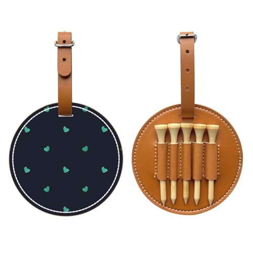 WXXWXD Lovely blue background Printed Golf Tee Storage Bag - Portable Storage, Easily Organize Tees