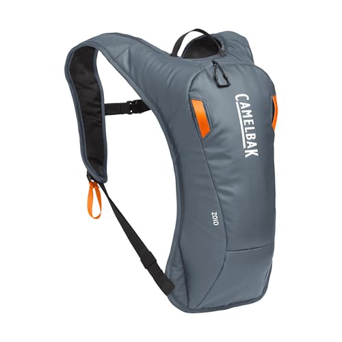 CamelBak Zoid Hydration Pack 70 onzas, Gris/Naranja