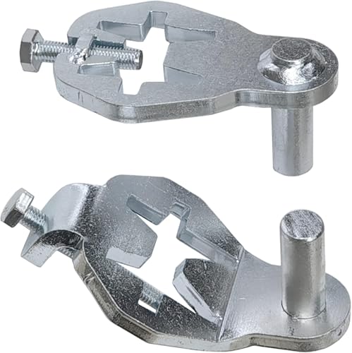 T-Post Gate Hinge Pins Heavy Duty Gate Hanger Steel Gate Hinges Target Hanger for Farm Gate Garden & Backyard Gate Easy to Install (Patent)