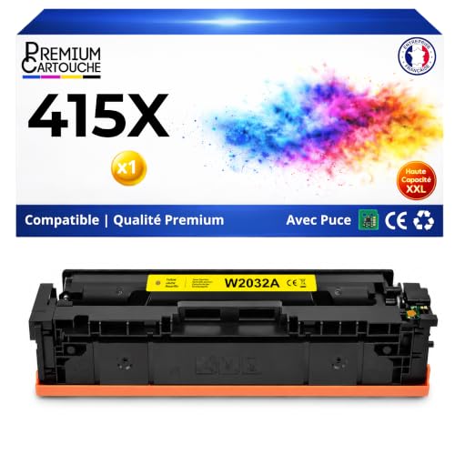 Cartouche W2032X 415X jaune pour remplacer votre toner épuisé sur LaserJet Pro M479dn sans bloquer