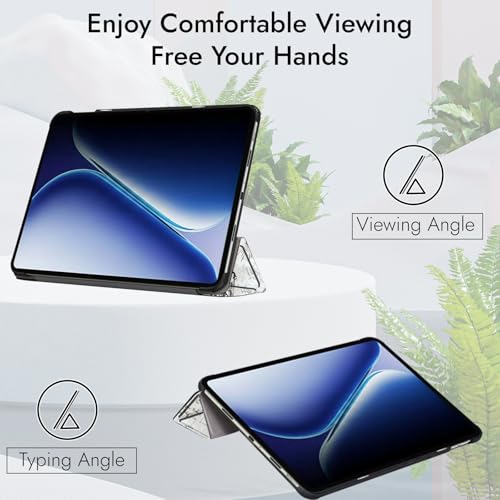 Image of Robustrion Cover for OnePlus Pad Go 2 12.1 inch Cover Case, Trifold Cover Case for OnePlus Go 2 Tablet Cover [Auto Sleep Wake Support] - Eiffel