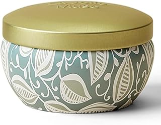 LA Jolie Muse Orange Blossom Scented Candle, Natural Soy Wax Candle for Home, 45 Hours Long Lasting Burning, Tin, 185g