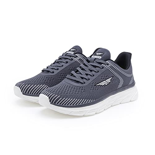 Image of Red Tape Men Grey Walking Shoes