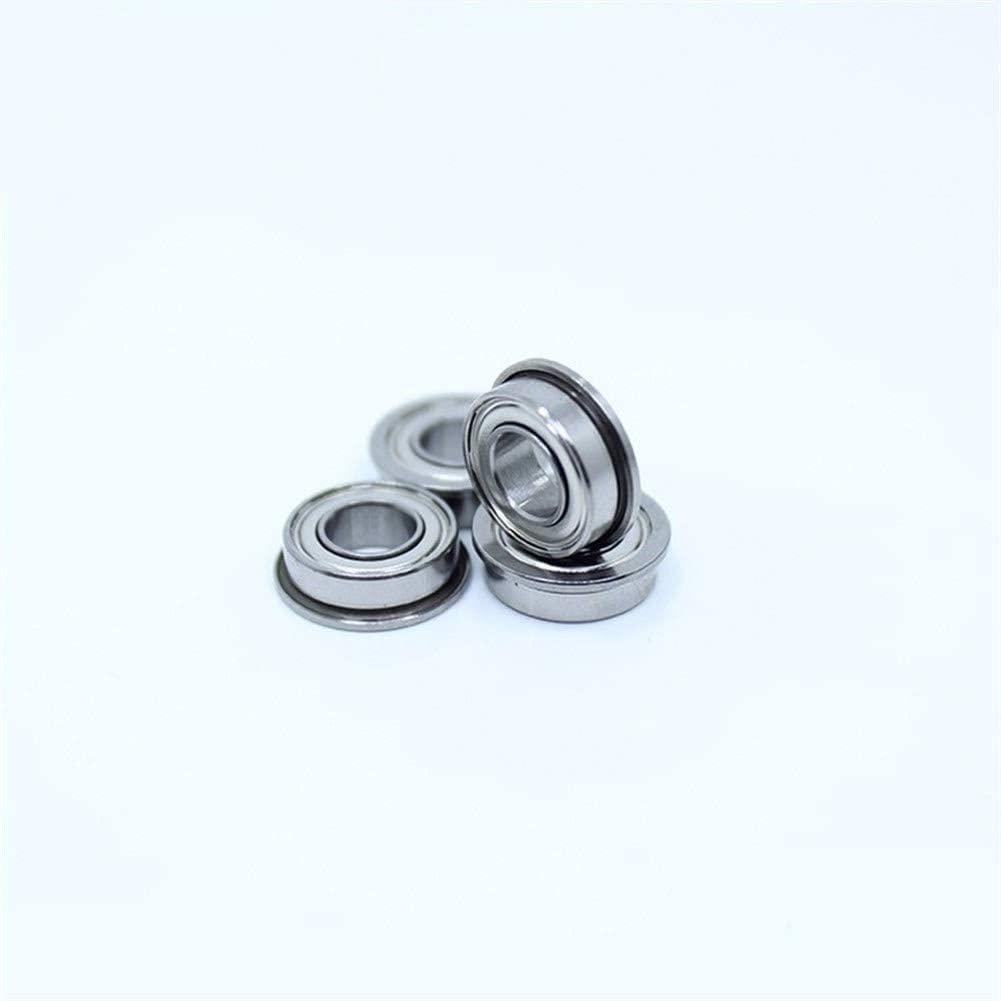 Rodamiento de Brida SMF117ZZ 10 Uds SMF117 Z ZZ rodamientos de Bolas de Ranura Profunda con Brida de Acero Inoxidable de Doble blindaje SMF117Z MF117 7x11x3mm