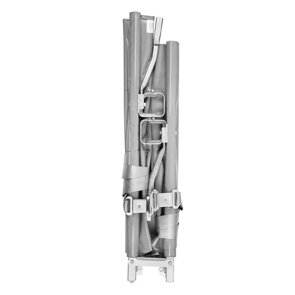 Krankentrage Modell B, DIN 13024, 2 x klappbar, Aluminium, 230 x 56 x 14 cm aus Kunststoff, Aluminium, Stahl, Art.-Nr. 50662 | Rettungstrage | Krankenliege | Transportliege