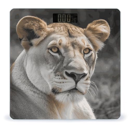 Báscula Digital de Vidrio Templado Lioness 400lb miniatura 1