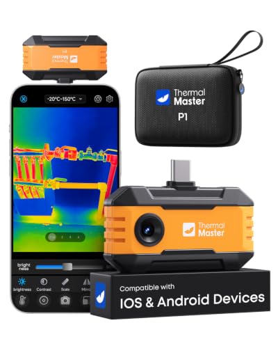 Wärmebildkamera für iPhone 15/16 & Android Thermal Master P1 Infrarotkamera