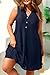 Pinup Fashion Plus Size Bathing Suit Cover Up Navy Blue Hollow Out Button Down Beach Swimwear Coverup with Pockets