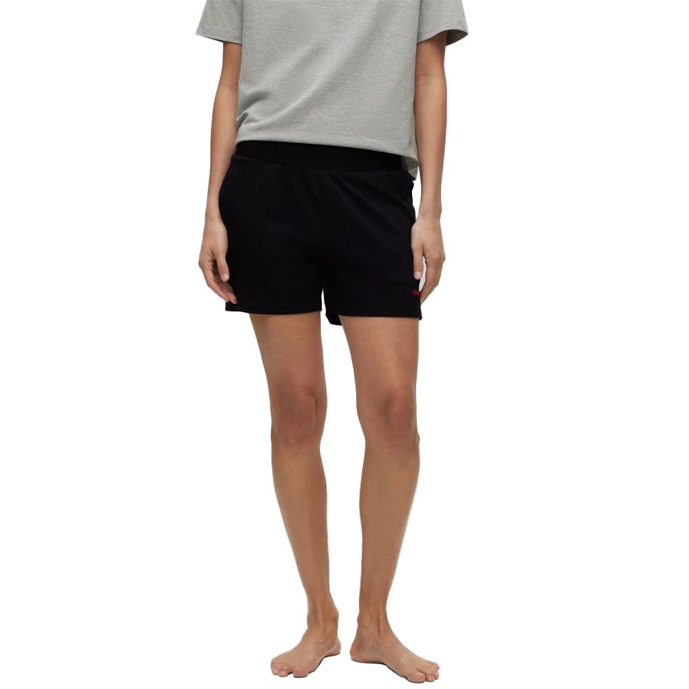 HUGO Women's Shuffle Lounge wear Shorts, Black1, M