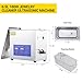 6.5L Commercial Ultrasonic Cleaner, 40kHz Professional Cleaning Machine with Digital Timer & Heater, 304 Stainless Steel Tank for Jewelry, Watches, Industrial Parts Mental Cleaning