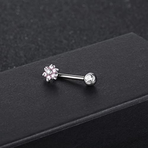 Xpircn 14G G23 Titanium Christina Piercings Barbell Vch Bar Genital Jewellery Curved Barbell Piercing Jewelry thumb #5