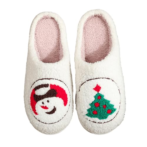 Image of Slippers for Women Men Fuzzy Memory Foam Slipper Fluffy Winter Soft Warm Slip On House Shoes