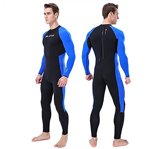 ZMMYD Muta da Uomo in Lycra per Surf, Nuoto, Triathlon e Acque Fredde - Scuba, Snorkeling, Pesca Subacquea, XXL