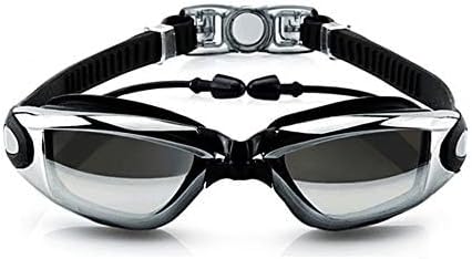Adems adult swimming goggles for men and women, anti fog no leakage UV protection swimming goggles