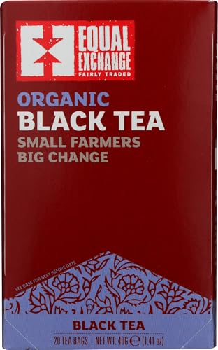 Equal Exchange Organic Black Tea, 20-Count